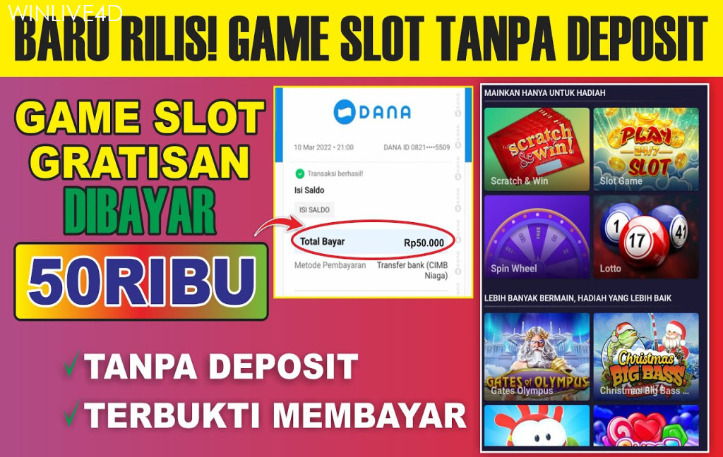 Baru Rilis! Game Slot Penghasil Uang Tanpa Deposit - Game Penghasil Uang   Terbukti Membayar