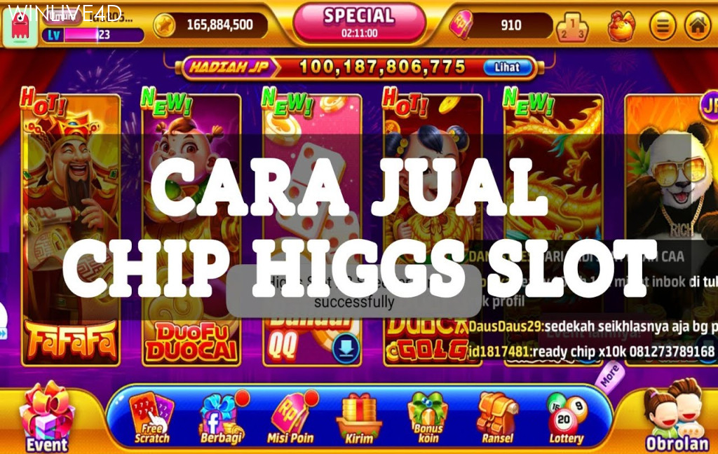 Cara Kirim atau Jual Chip Higgs Slot Terbaru
