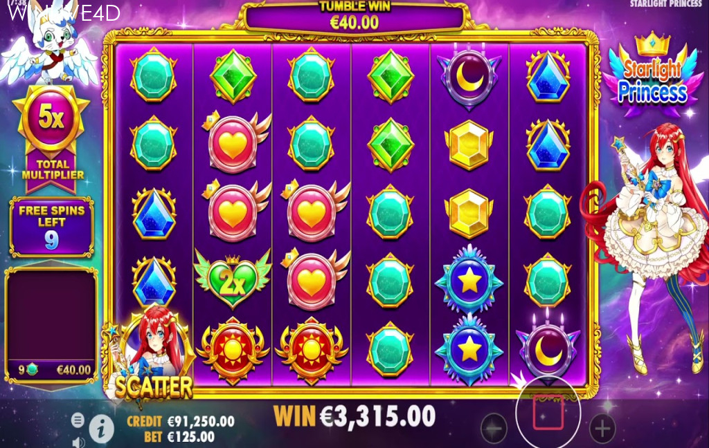 Starlight Princess Free Play in Demo Mode and Game Review