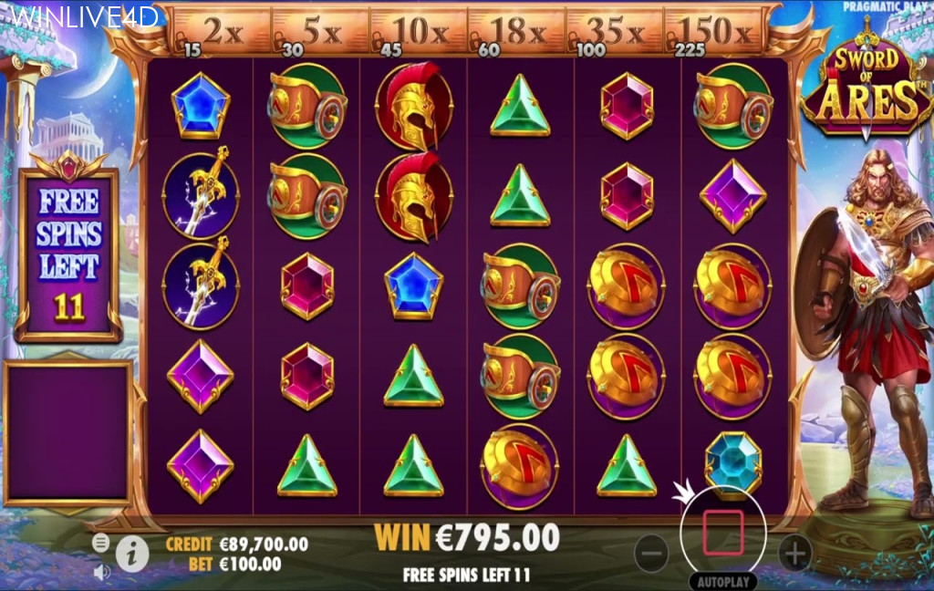 Sword of Ares Free Play in Demo Mode